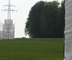 pylône de haute tension, tableau ou photo de viviane Zenner